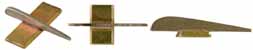 Front Sight,
low blade,
.050" thick silver blade,
on a brass  dovetail  base